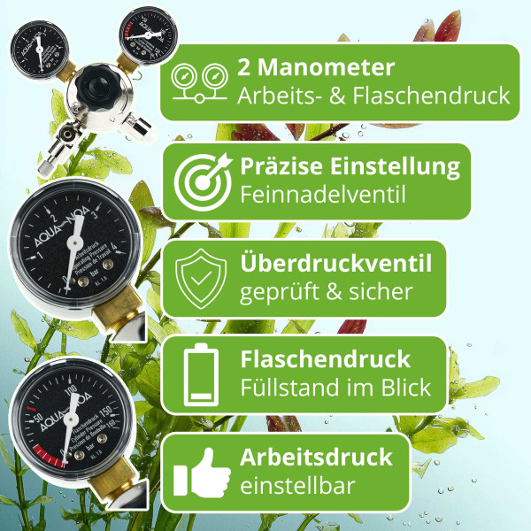 CO2 Anlage Premium mit Adapter für Sodastream | 10-100 Liter