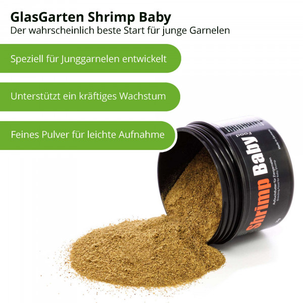 GlasGarten Shrimp Baby Vorteile und Inhalte