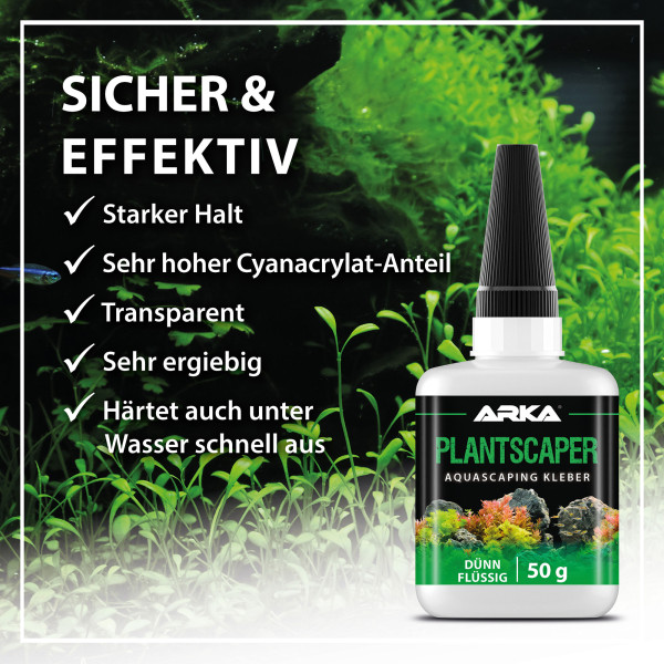 ARKA Plantscaper Ultra Liquid | Dünnflüssiger Sekundenkleber - 50g Info5