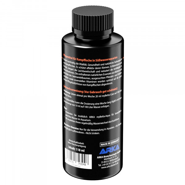 ARKA myBetta-Care | Kampffischpflege 118ml