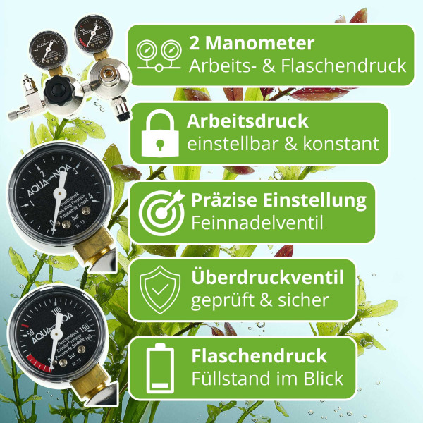 CO2 Anlage Premium mit Adapter für Sodastream | 100 - 250 Liter
