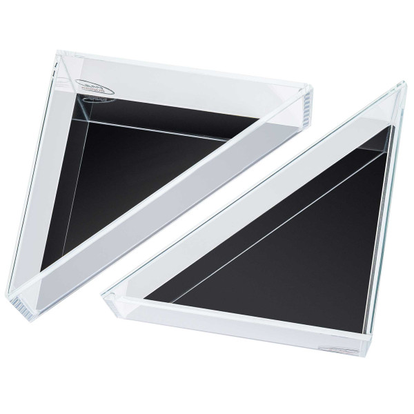 Me EcoShape Triangle | Glasschale Optiwhite 20 x 20 x 8 cm