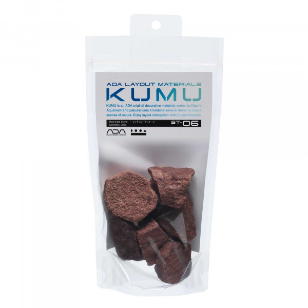 ADA KUMU Layout Material | Red Slate Stone - 300g
