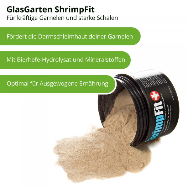 GlasGarten ShrimpFit Vorteile und Inhalte