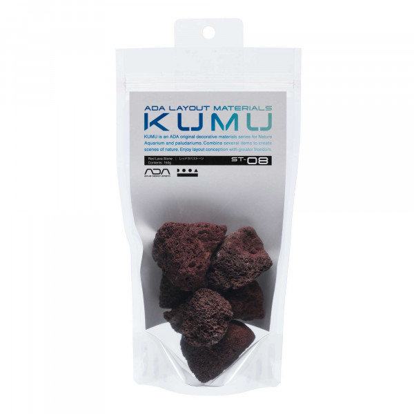 ADA KUMU Layout Material | Red Lava Stone - 150g