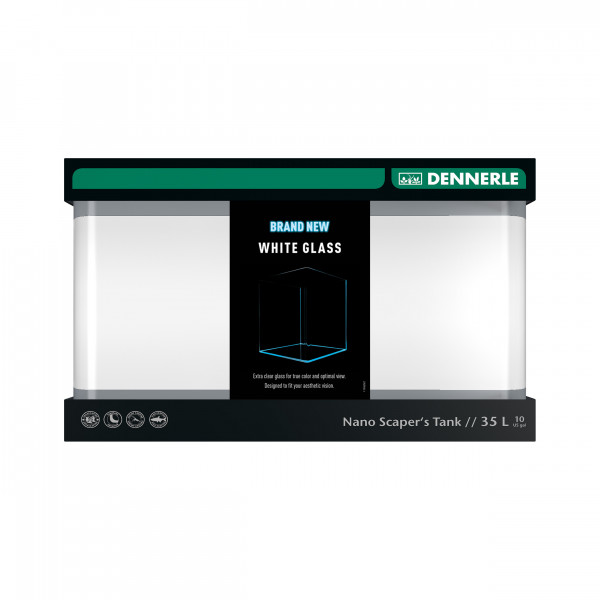 Dennerle Scaper´s Tank 35l Weißglas Aquarium