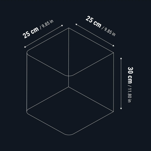 Dennerle Nano Cube 20 Liter - 25x25x30cm