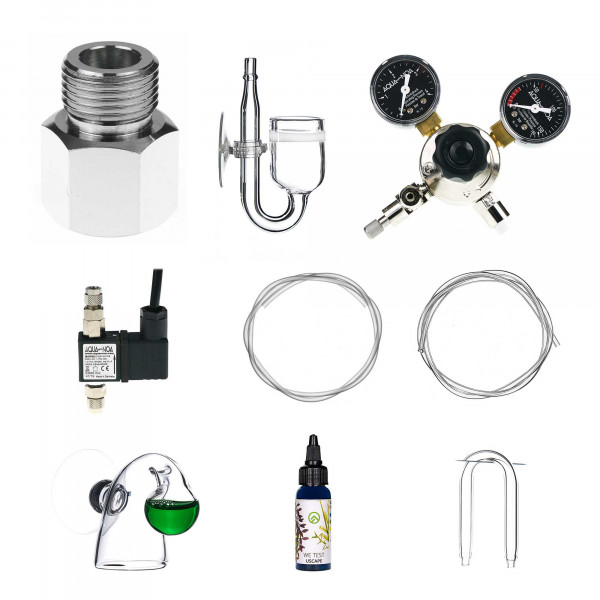 CO2 Anlage Premium mit Adapter für Sodastream | 10-100 Liter