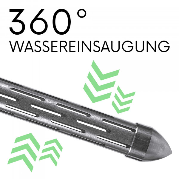 USCAPE Mini Edelstahl Filter Ein-/Auslauf Set | Inflow-Outflow 360° Ansaugung Inflow Einlauf Aquarium