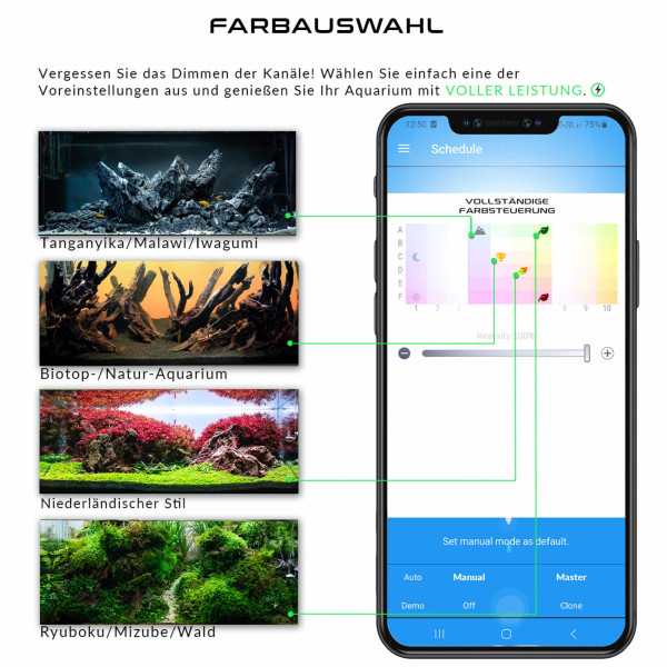 SKYLIGHT FOQAL Aquarium LED App