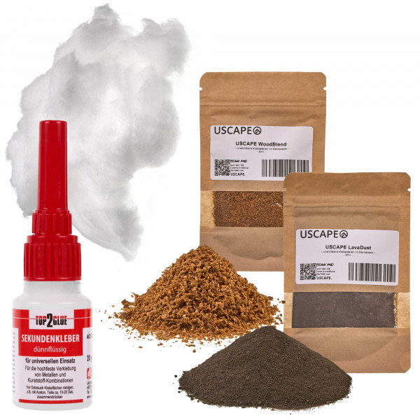 USCAPE Hardscape Klebeset - Set zum Verkleben und Kaschieren