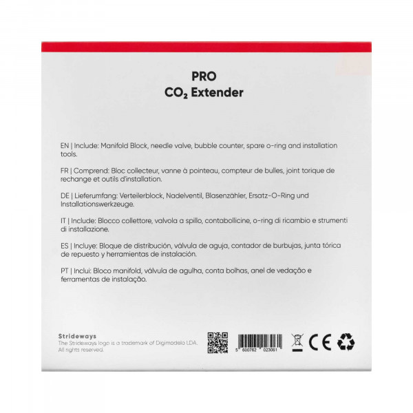 Strideways PRO CO2 Extender - Erweiterung für CO2 PRO PLUS Regulator UVP 2