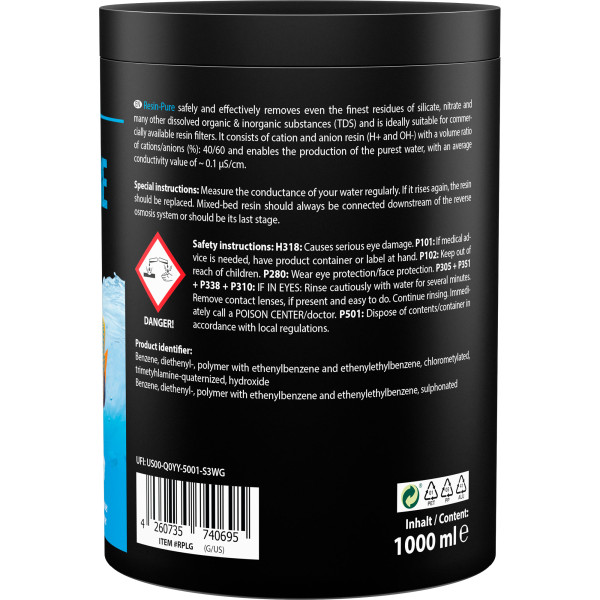 ARKA Resin-Pure 1l Rückseite